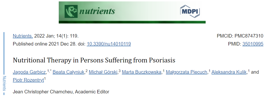Studie (2022) aus Polen empfiehlt bei Psoriasis: